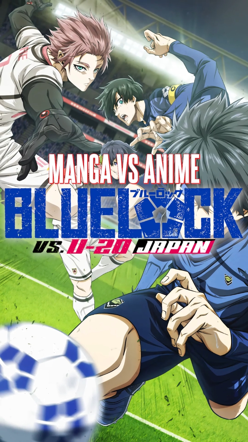 Blue Lock ⚽🔵 Season 2 Episode 7, manga vs anime 🔥  #bluelock #bluelockmanga #bluelockedit #bluelockanime #mangavsanime 