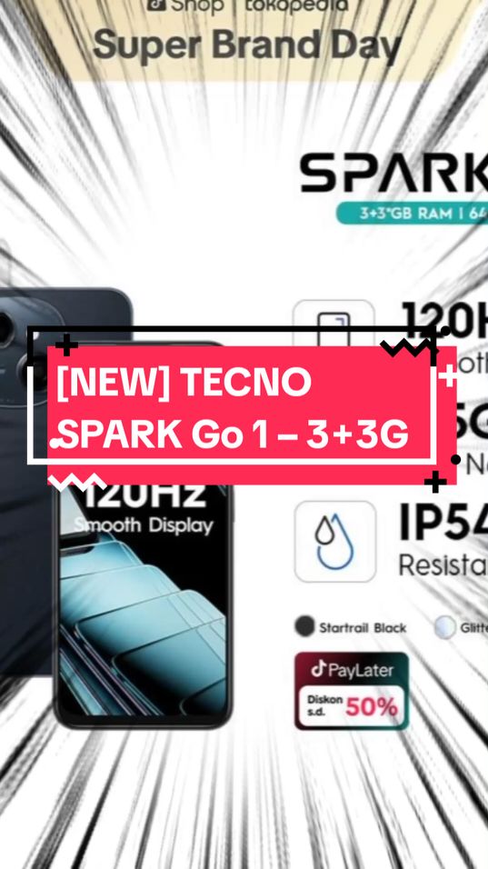 [NEW] TECNO SPARK Go 1 – 3+3GB #fyp  #tecno  #CapCut 