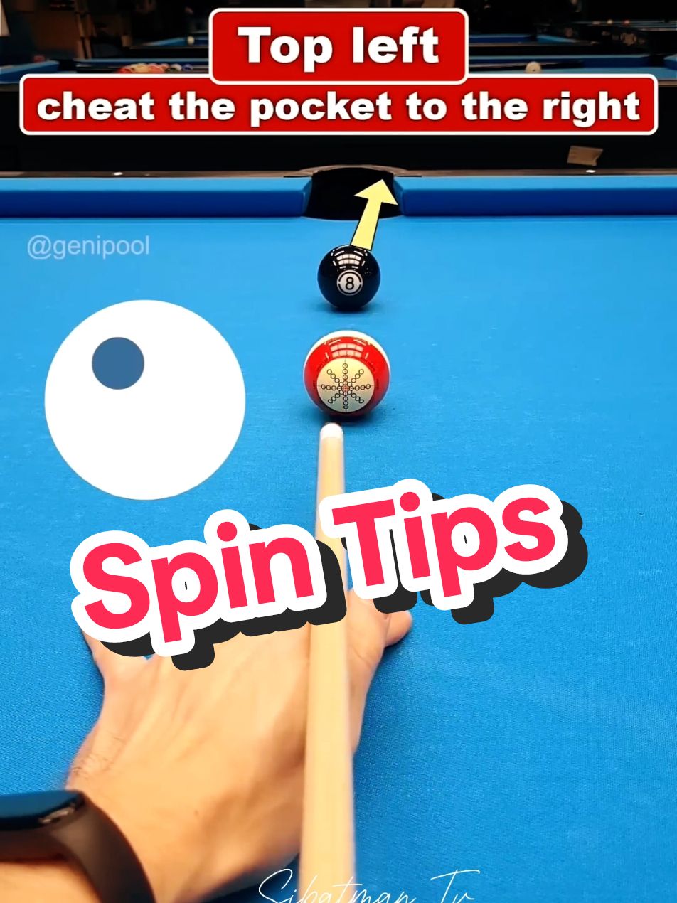 Spin Tips #MLBB8TH #PoolDaily #Snooker #billiards #sibatmantv #fyp #foryourepage #livefest2024 