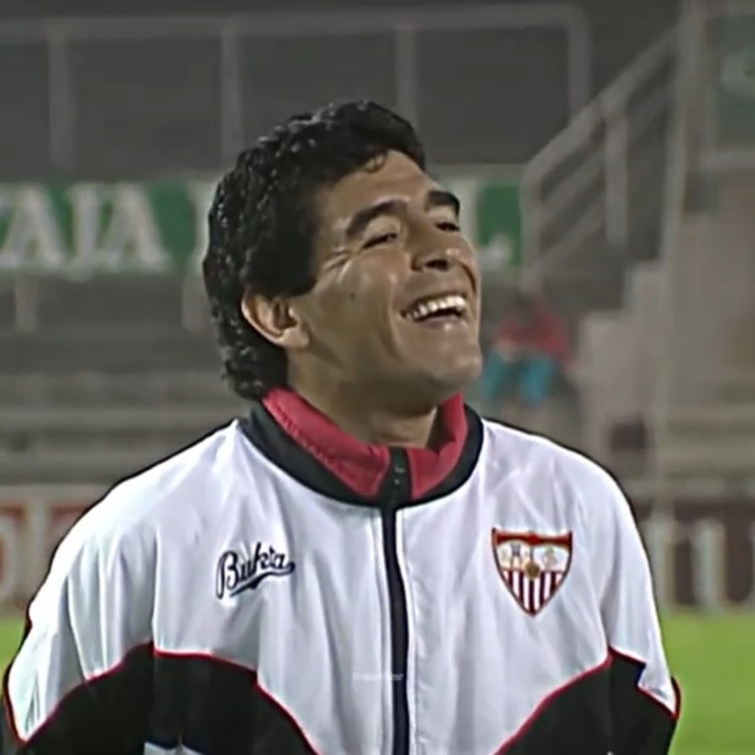 Maradona no Sevilla 👑 #maradona #diegomaradona 