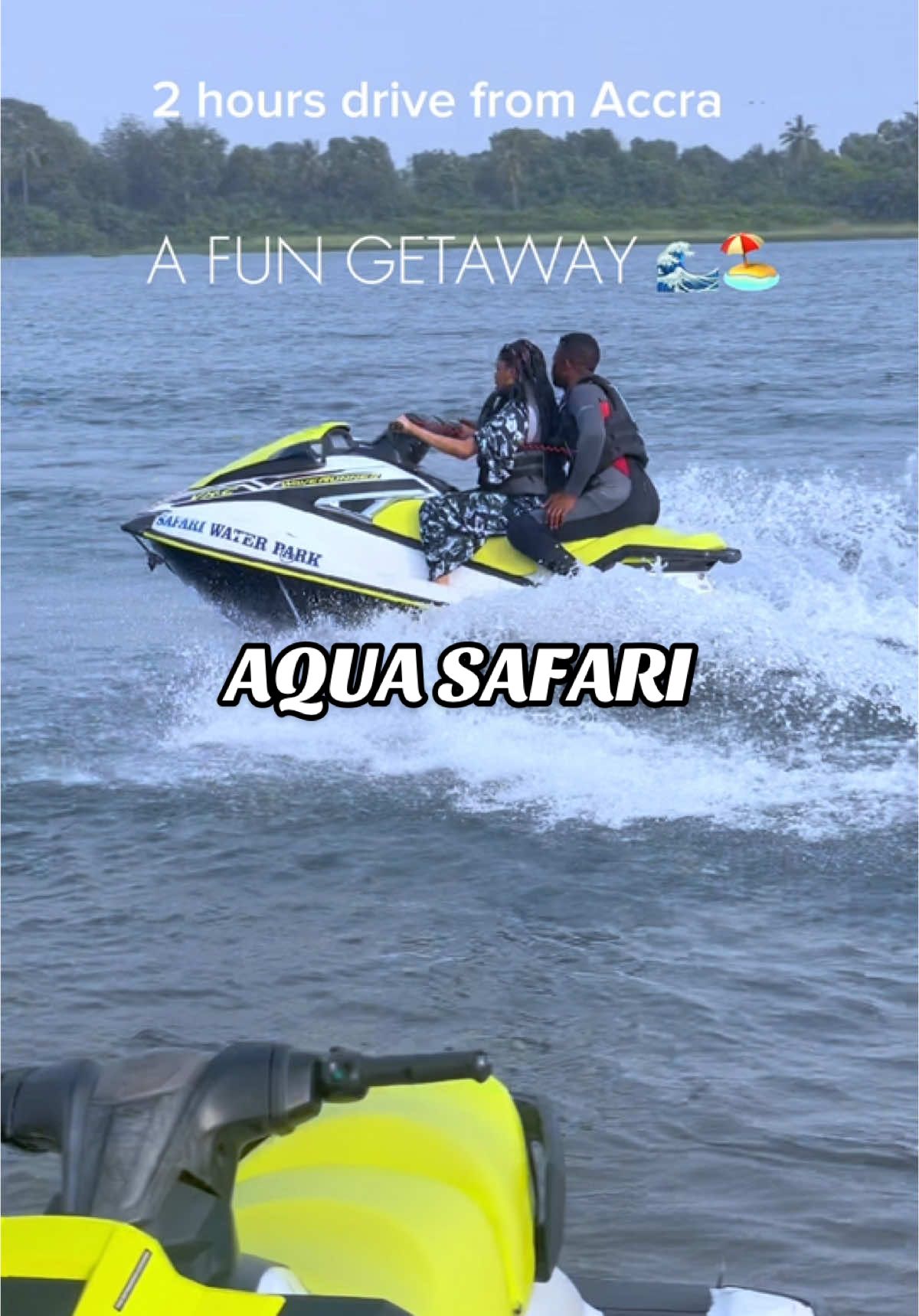 This is Aqua Safari, located in Big Ada, Accra, offers great options for both day visitors and those looking to stay overnight. Day passes are priced at GHC 400 for adult & ghc200 for kids, while staycations range from GHC 2,000 to GHC 10,000 per night depending on the type of room you want. With both packages, you'll get free access to a range of activities including the swimming pool, beach volleyball, beach soccer, badminton, archery, Segway rides, fitness classes, giant Jenga, dominos, table tennis, and bicycle rides. Some activities may require an additional fee. Share this with your friends, and don’t forget to save it for later! #aquasafariresort 