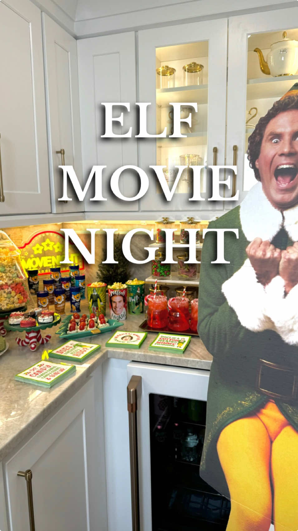 What Christmas Movie should we do next?   #elf #buddytheelf #christmas #christmasmovienight #moviesnacks #christmassnacks #christmaspartyfood #christmasfood #movienight  #MomsofTikTok #momlife Elf Theme Movie Night!