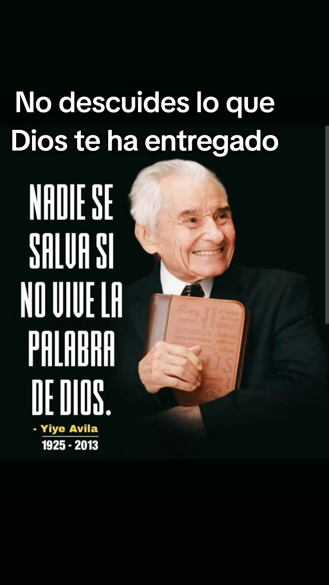 #consejoscristianos  #fypシ゚  #hagamosviralajesus  #cristovieneya  #cristianostiktok  #evangelista  #yiyeavilaevangelista  #predicacristiana  #yiyeavilacristoviene  #yiyeavila 