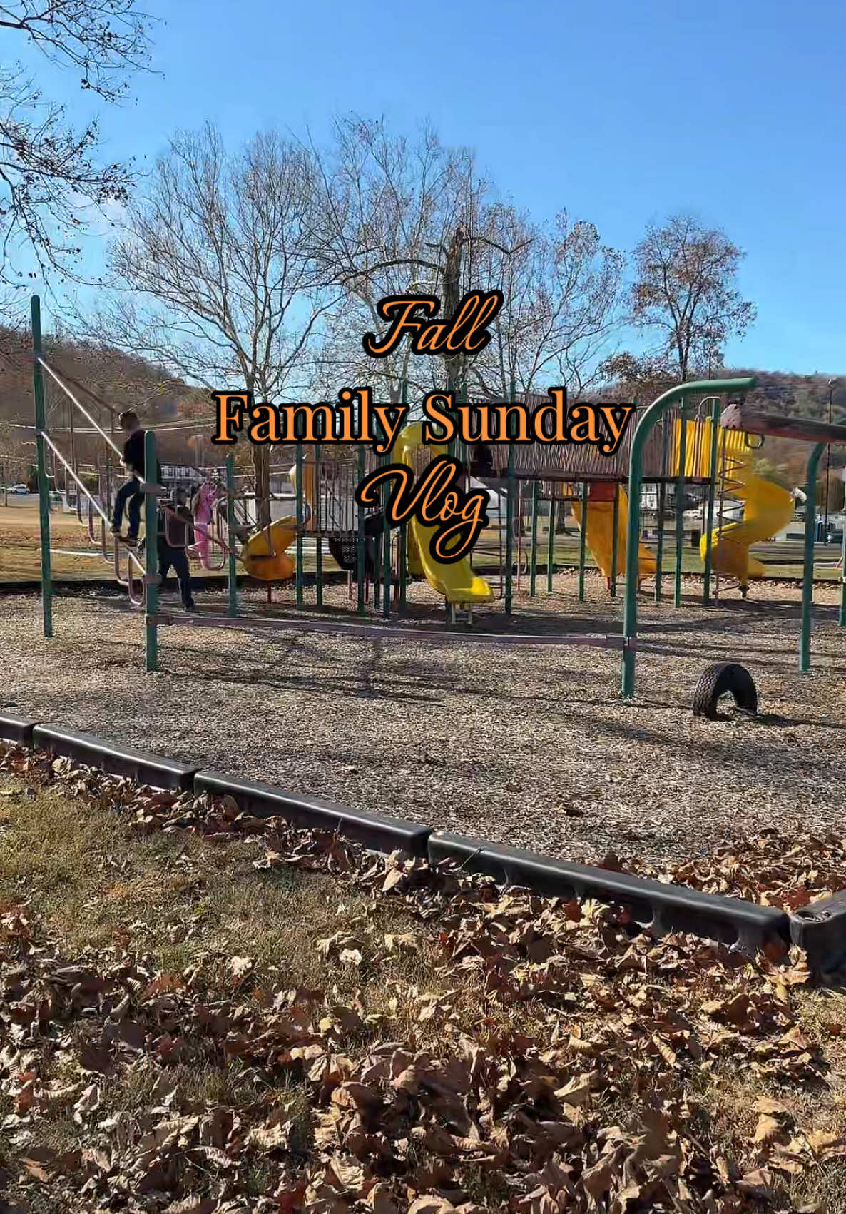 Enjoying this perfect fall Sunday weather at the park with the kiddos #Park #Fall #FallWeather