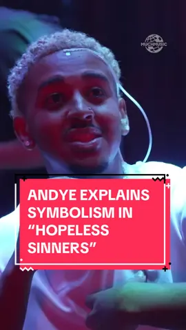 Andye explains the symbolism in his new music video for “Hopeless Sinners”. 🎥Watch the full video on YouTube/MUCH! 