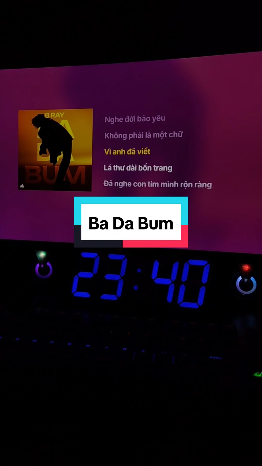 Ba Da Bum | B Ray #nhacchill #nhạchaymỗingày #chill #tamtrang #bray #nhac #xh #xuhuong #nhacbuon #sad 