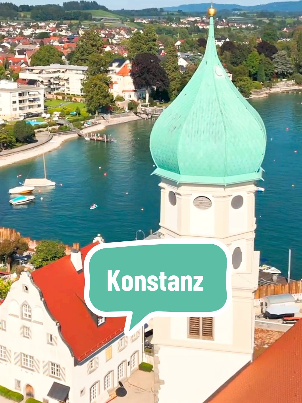 Konstanz 🇩🇪: The Heart of the Bodensee Region 🛥️ #Konstanz #germany #lake #travel #fyp #trailer 