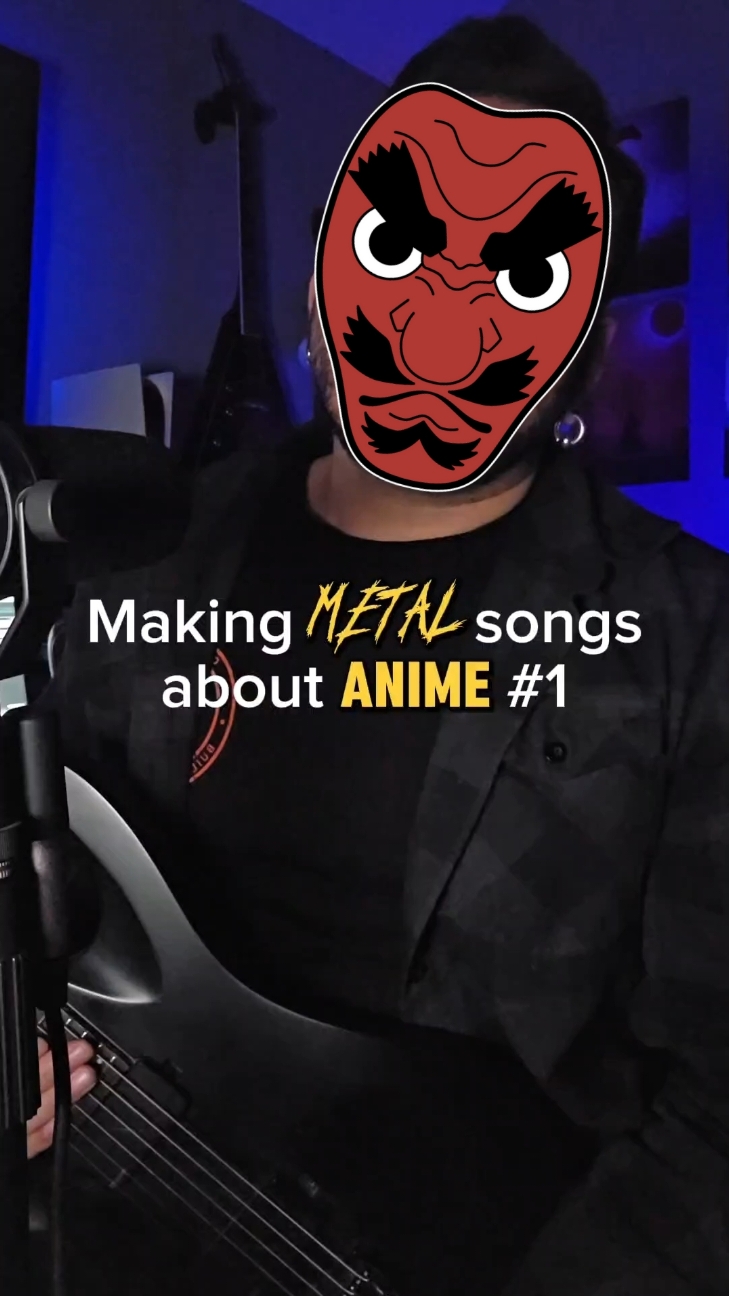 Making METAL songs about ANIME (Demon Slayer) #metal #metalhead #metalcore #demonslayer #kimetsunoyaiba #mugentrain #anime #animetiktok #animefyp #animetalcore #rengoku #setyourheartablaze 