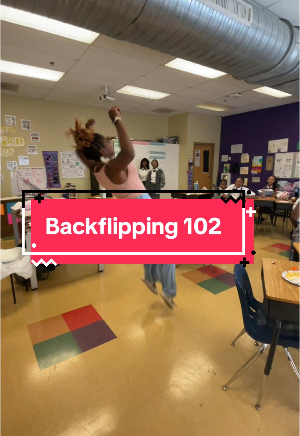 Hey @_its.carrieduhh,  @dakota has a message for you 😂 #teachersoftiktok #blackgirlmagic #backflipchallenge #fyp #fypシ 