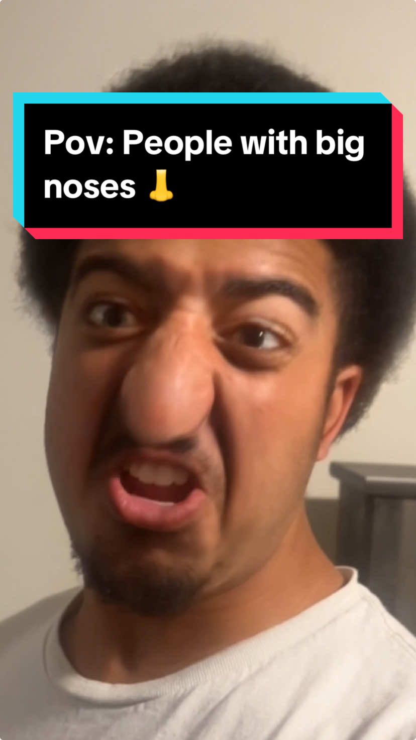 Pov: People with big noses 👃#fy #skit #relatable #comedy #tiktok #air #short #meme 