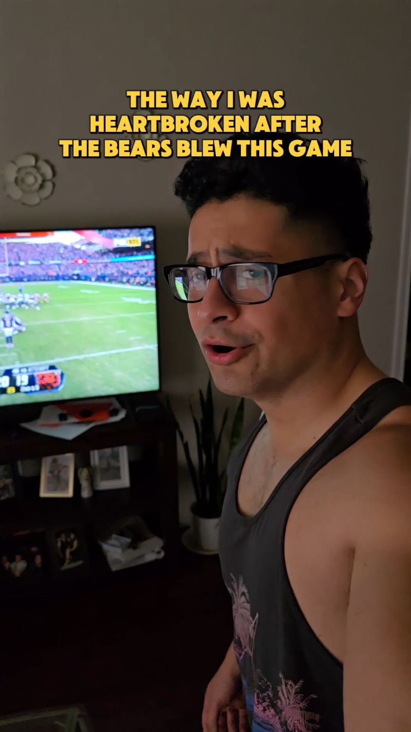 the way I was heartbroken after the bears blew this game #bearsvspackers #chicagobears #bearsoftiktok 