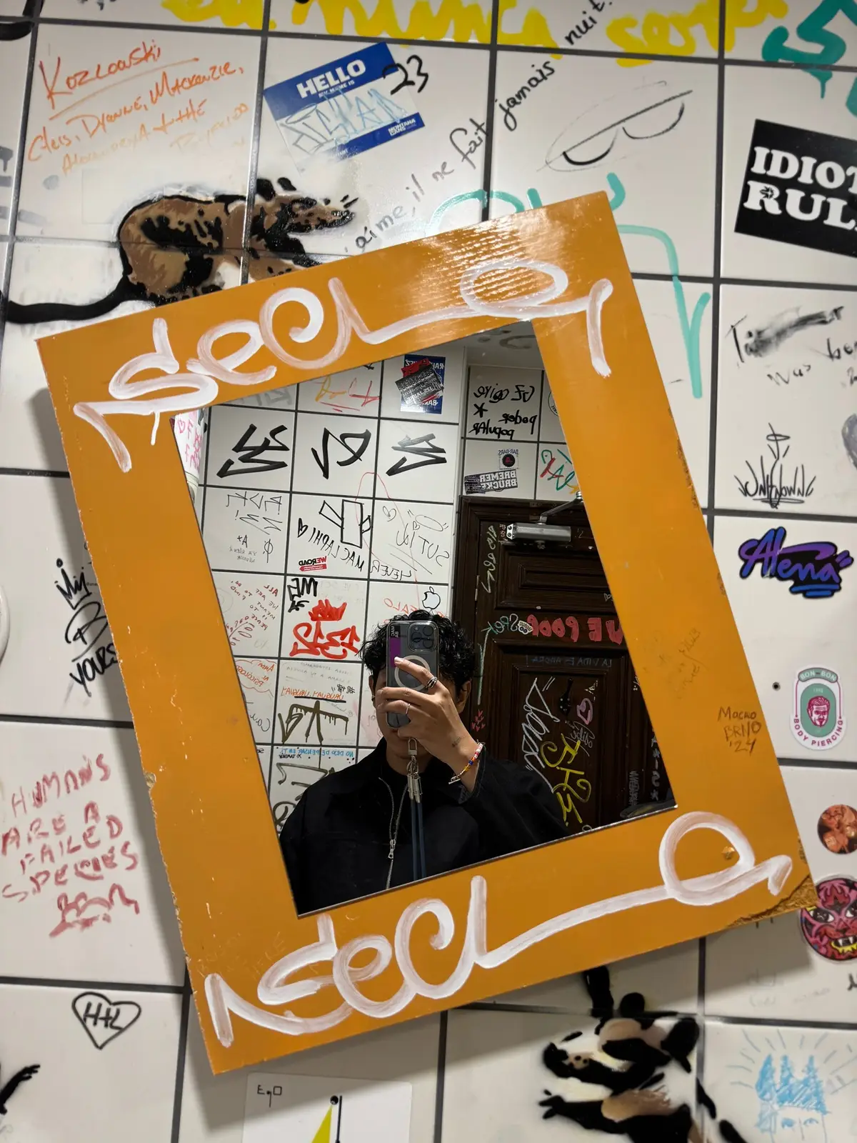 mirrors in banksy museum