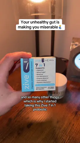 Stress, processed foods, and added sugars can destroy your digestive health. Which is why I started taking these… #fyp #tiktokshop #tiktokshopdeals #tiktokmademebuyit #zive #probiotics #prebiotics #guthealth #digestivehealth #digestion 