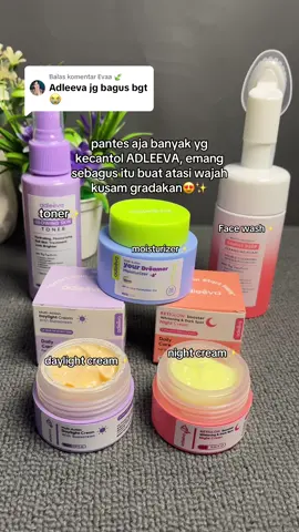 Membalas @Evaa 🍃 BPOM dan hasilnya mantul banget😍🖐🏻 #adleeva #adleevaskincare #fy #skincare #skincareroutine #foryou #masukberanda 