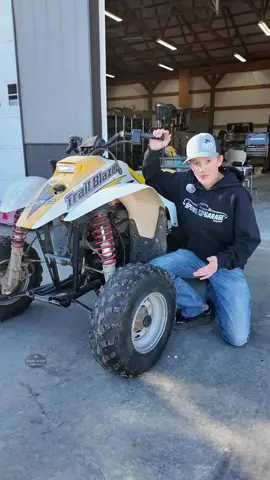 More trouble with the old ATV. 🔧 #willitrun #junkyard #abandoned #forgotten #junkyardjack #rancherokid #cleftstrong