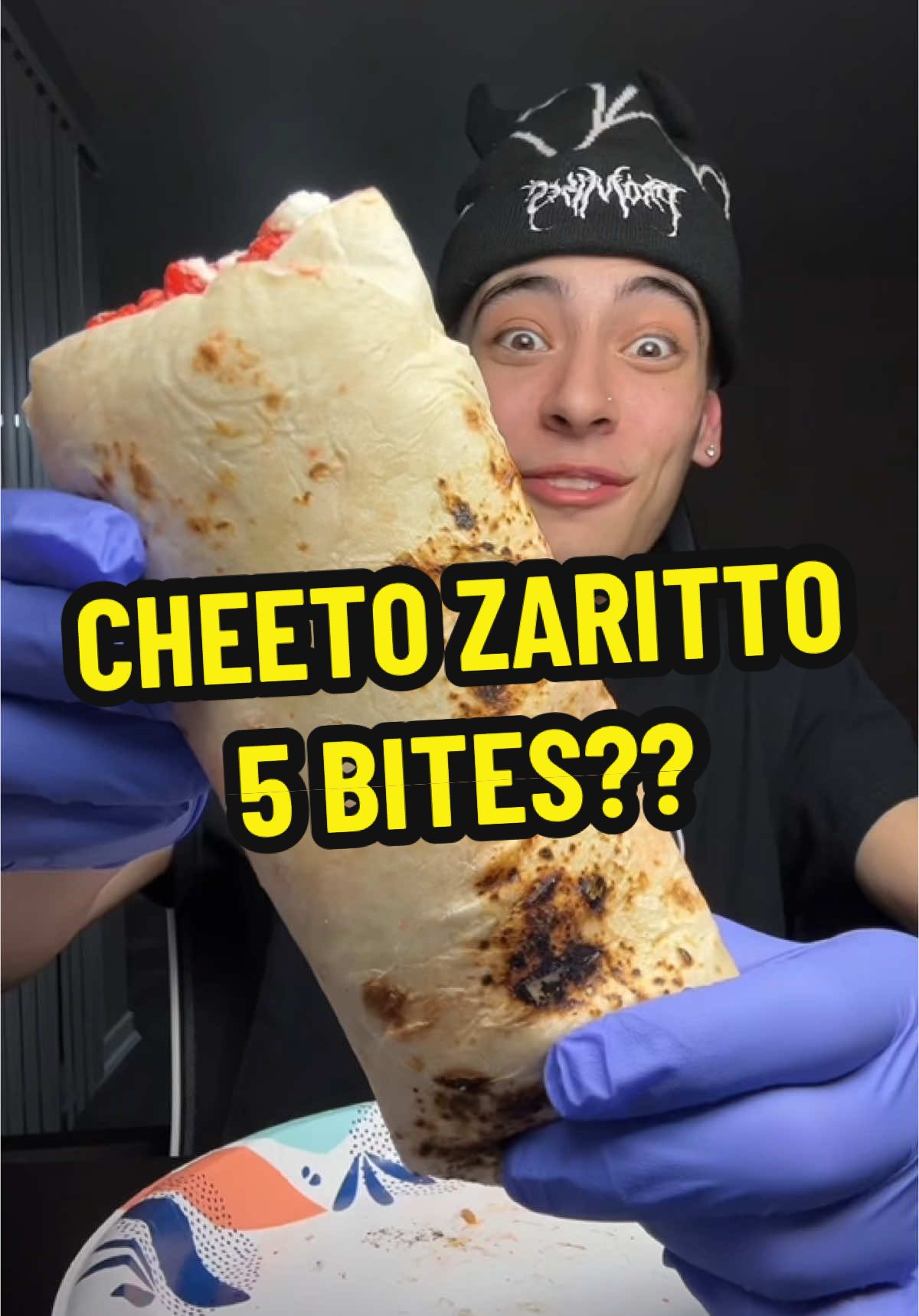 Hot Cheeto Zarrito!🌶️🌯 Over / Under 5 Bites? #fyp #trending #viral #mukbong #mukbang #Foodie #food #food #eating #asmr #fypage #zarrito 