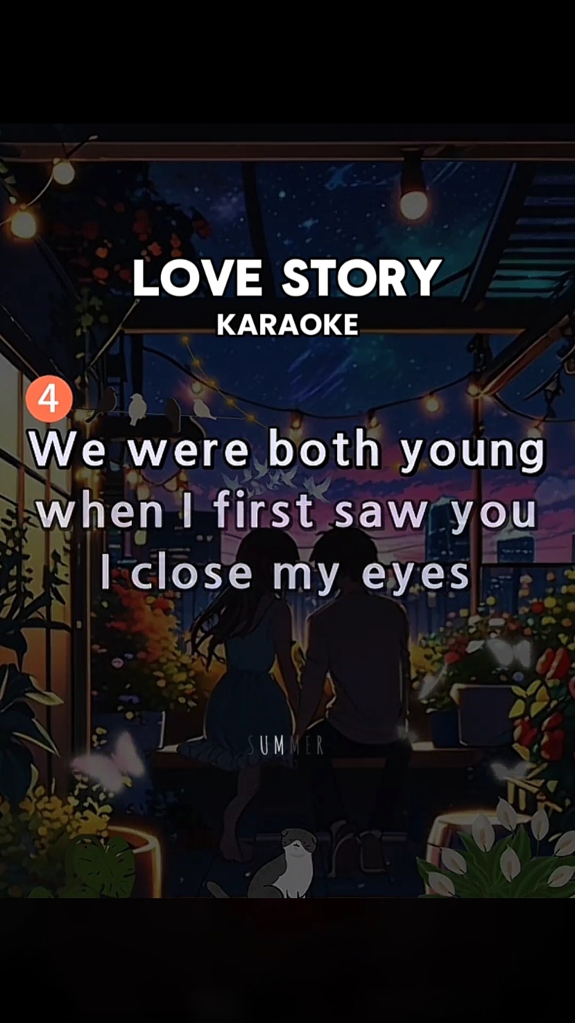 Love Story @kia💋 @Baby Christ  Karaoke Song with Lyrics #karaoke #karaoketiktok #karaokechallenge #duet #kantahan #videoke #lyrics #foryou #pinoytiktok 