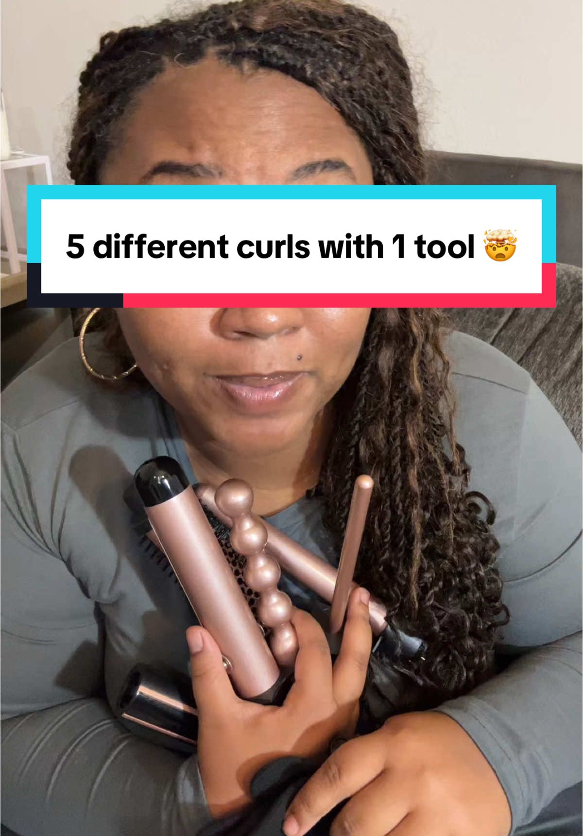 5 different curls with 1 tool 🤯 #curlingiron #curls #curlsfordays #tiktokshopblackfriday #tiktokshopcybermonday #ttstakeover 