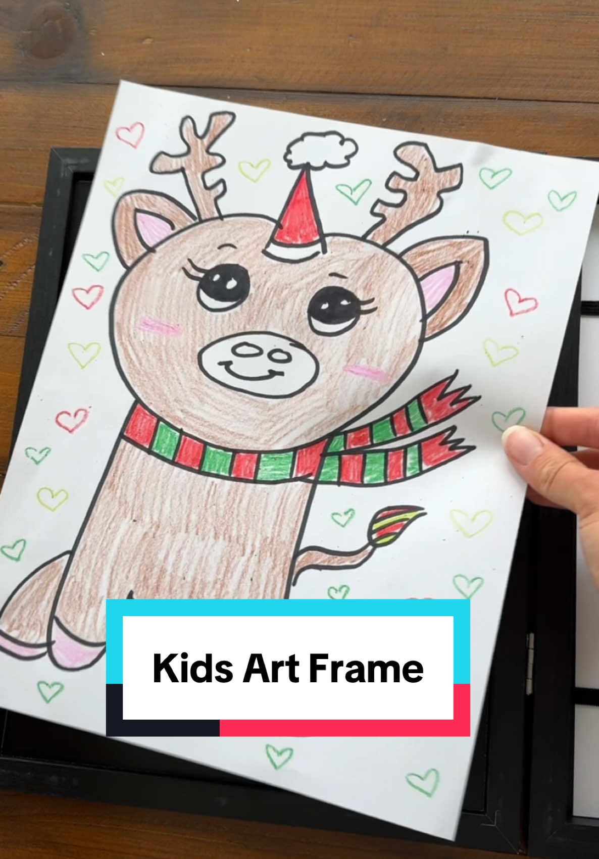 Kids Art Frame 🎨that can store hundreds of artwork masterpieces!!! You can use or not use the white border frame! #kidartframe #pictureframe #frame #homedecor #kidsart #kidart #tiktokshopblackfriday #tiktokshopcybermonday 