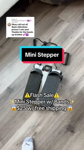 Replying to @ForTheLoveOfAnderson✝️💕  Hurry before the Sale ends! Don’t walk… run and take advantage 😭🫵🏼 #steppers #stepper #ministepperworkout #ministepper #fullbodyworkout #workoutfromhome #homeworkout #fitnessjourney #Fitness #gymanxiety #tiktokshopblackfriday #tiktokshopholidayhaul #tiktokshopcybermonday #treasurefinds #giftguide #blackfriday #cybermonday 