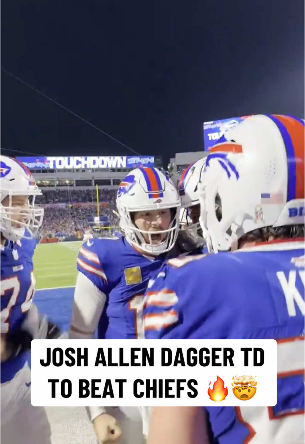 JOSH ALLEN CALLED GAME 🔥😤 (@NFL) #joshallen #nfl #chiefs #patrickmahomes 