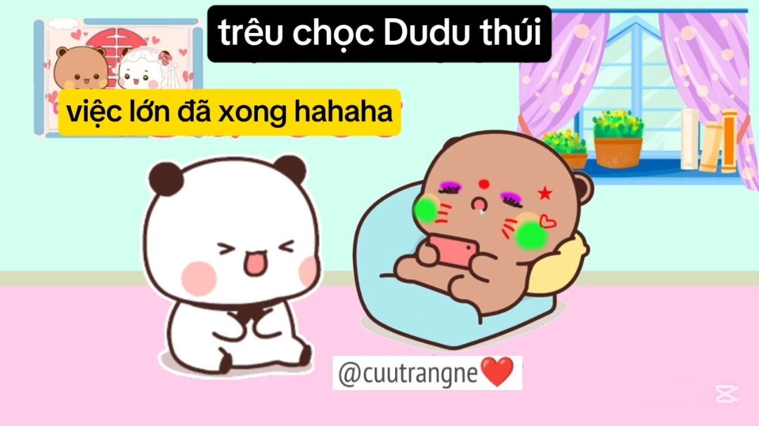 trêu chọc Dudu thúi  #bubu #dudu #bubududu #lovely #foryou #xuhuong #fpyシ 