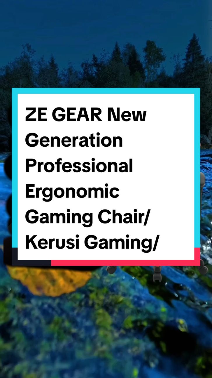 ZE GEAR New Generation Professional Ergonomic Gaming Chair/Kerusi Gaming/ Kerusi Komputer Chairs Foam Furniture #GamingChair #ZEGEARNewGeneration #fypシ゚viral #kongsibersama 