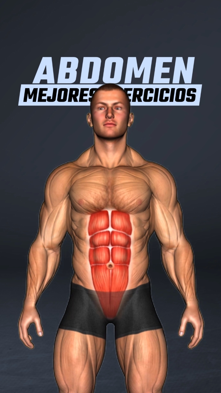 4 Mejores ejercicios para abdomen plano en el GYM. 🔥 #abdomenplano #abs #abdominales #ejercicio 