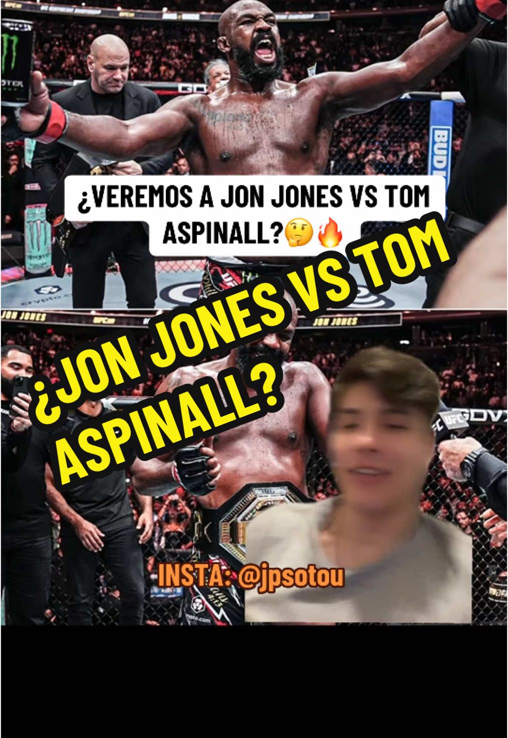 ¿CREEN QUE VEAMOS A JONES VS ASPINALL?🤔🔥 ¡LO MEJOR DEL UFC 309! #UFC #ufc309 #jpboxing #mma #boxeo #boxing #jonjones #danawhite #tomaspinall #charlesoliveira #michaelchandler 