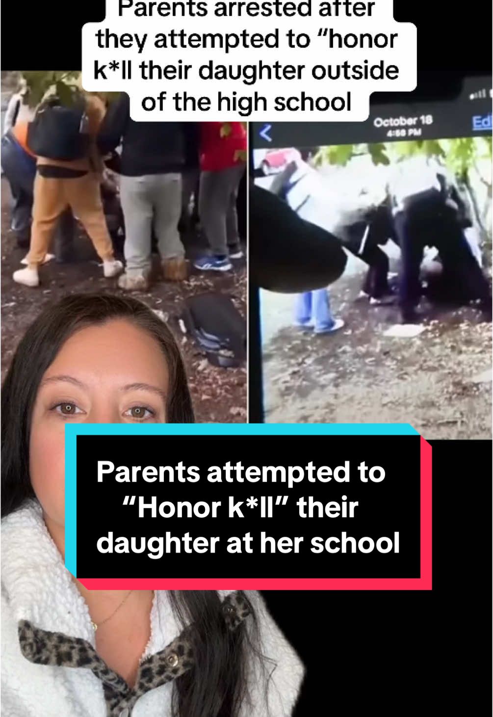 Parents from Lacey, Washington were arrested after they tried to honor k*ll their daughter at her high school! #fyp #foryou #crime #truecrime #school #highschool #iraq #teen #viral #police #news #breakingnews #video #xyzbca#greenscreen 