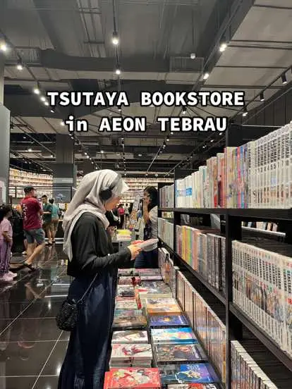 Visited the newly opened Tsutaya Bookstore in JB 🤍 @Tsutaya Bookstore Aeon Tebrau  #tsutayabookstore #fyp #foryou #jb #bookstore #BookTok #johorbahru 