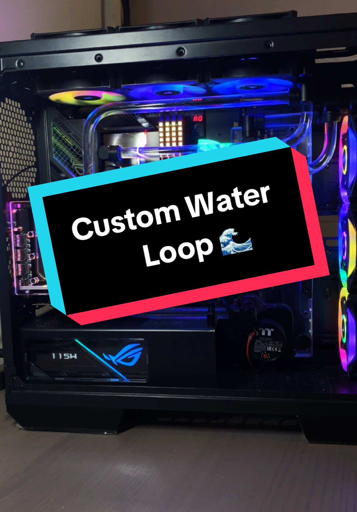 How do you like these tubes? 😏😍 #pcgamer #gamer #GamingSetup #pcsetup #customloop #rgb #custompc #pc #pcbuild #pcgaming  #gamingpc  #pcmasterrace #custombuild #fyp #Trend 