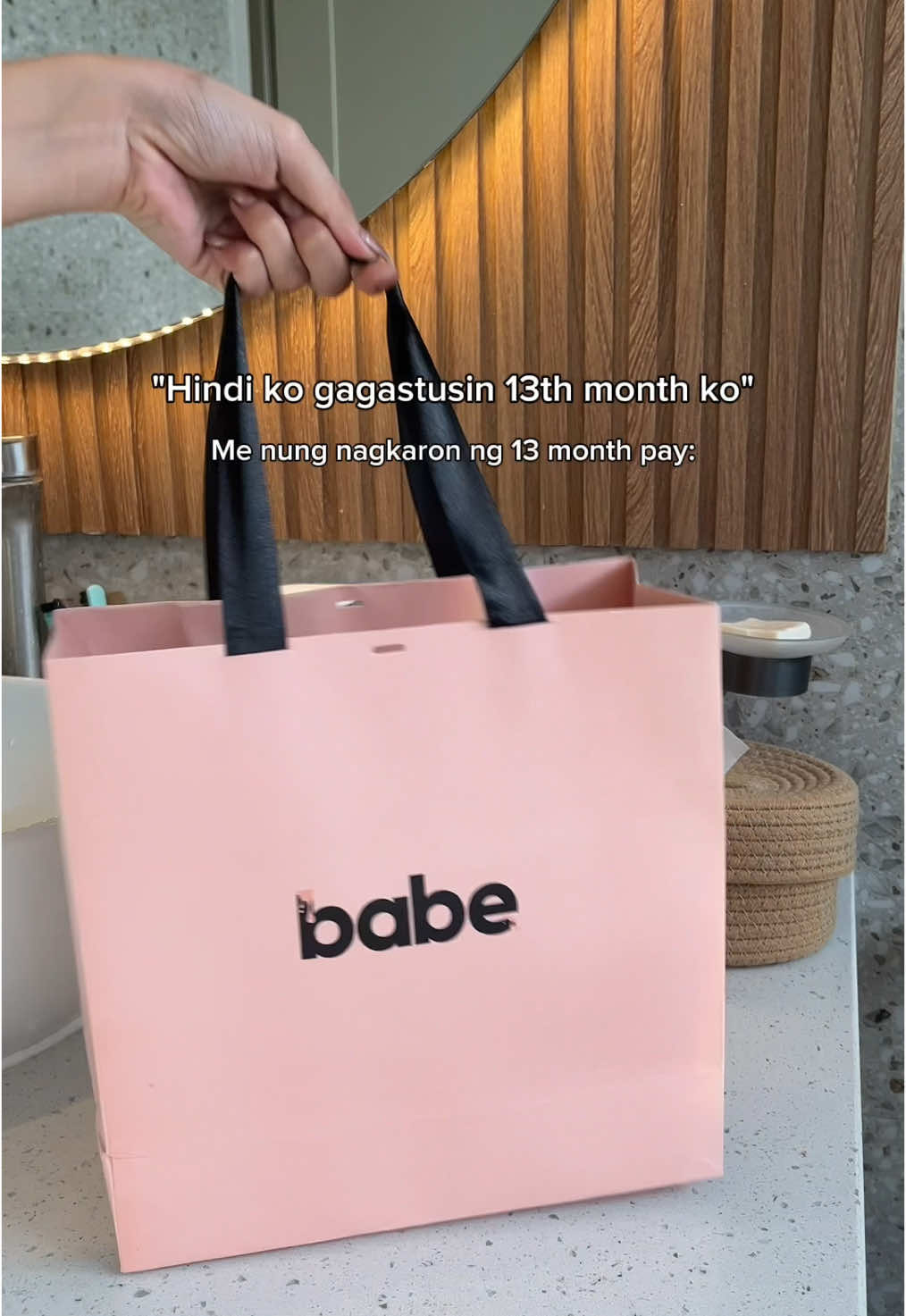 13th month pay? More like 13th month SLAY! 💸✨  Time to spend wisely (or maybe not) by hauling must-have Babe hair treats! 💗 #funnytiktok #fyp #haircare 