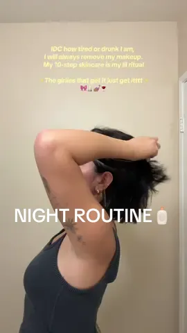 Ready for bed and more wine 🫡 #fyp #nightroutine #skincareroutine #ugccreator #latinaugc #latinacontentcreator #acneskin #nightskincareroutine #nightroutine 