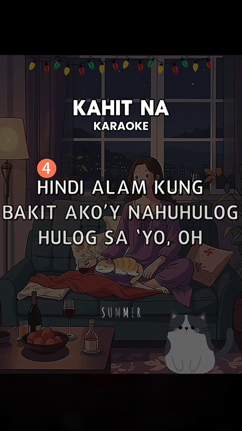 Kahit Na @cheynz  Karaoke Song with Lyrics #karaoke #karaoketiktok #karaokechallenge #duet #videoke #lyrics #pinoytiktok #kantahan #foryou 