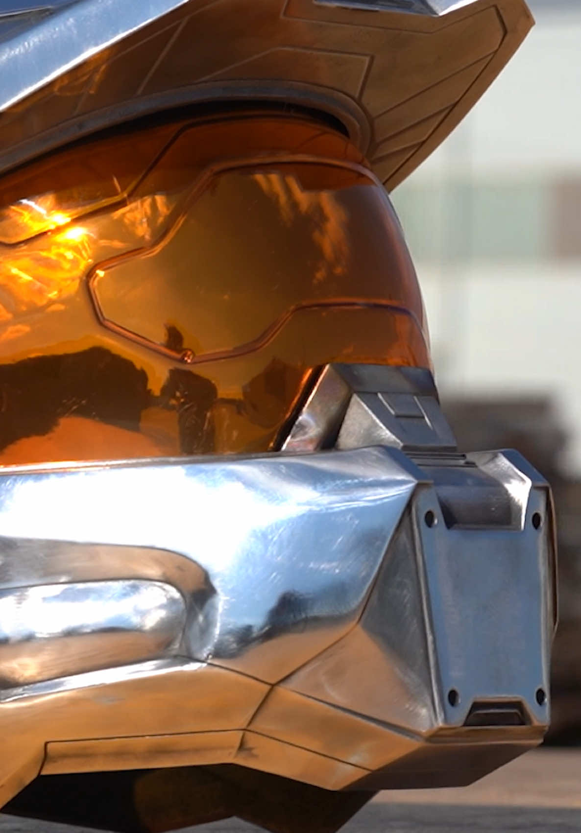 Polished STEEL Master Chief Helmet!