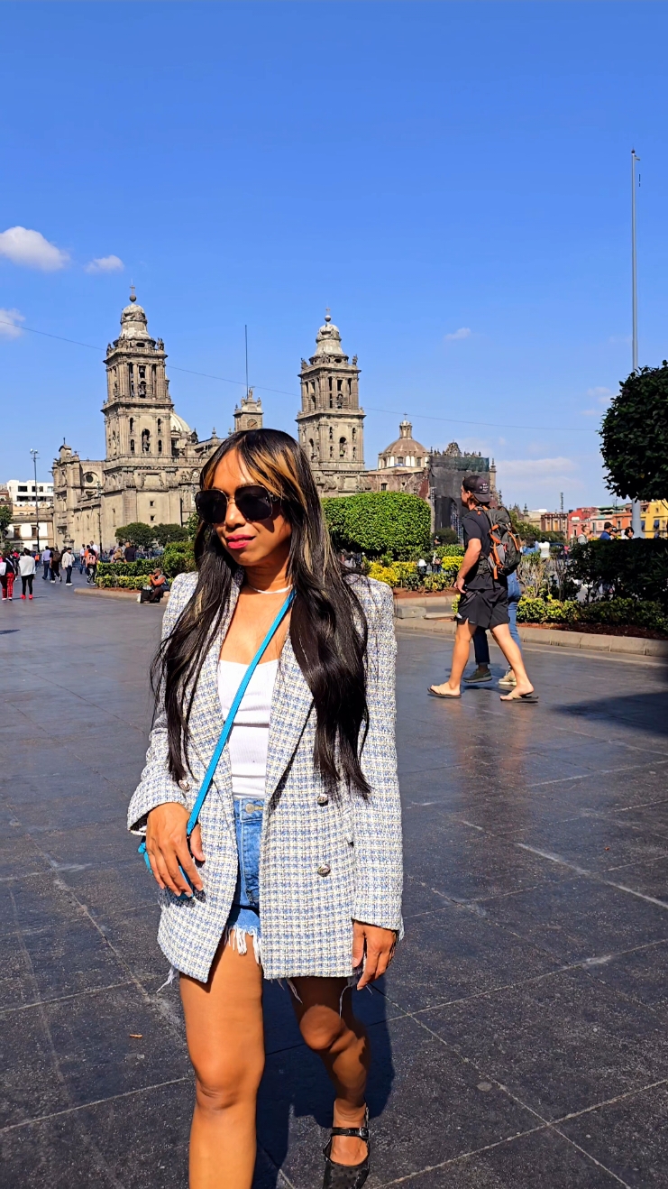 Zócalo is home to the powers that be. On its east side is the Palacio Nacional (the presidential palace), on the north is the Catedral Metropolitana, and on the south are the city government offices. #zocalo  #missuniverse  #exploringMXcity 