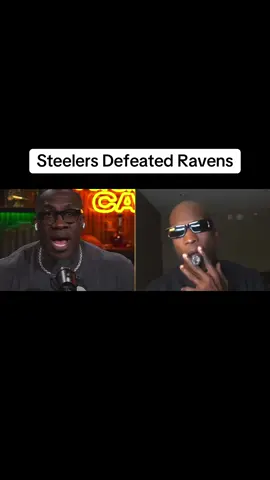 Steelers Defeated Ravens #fyp #shannonsharpe #ocho #nfl #steelers #ravens #tiktokshop 