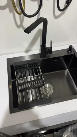 Paket Sink JKM black nano 60x45cm#kitchensinkstainless #kitchensinkblack #bakcucipiringstainless 