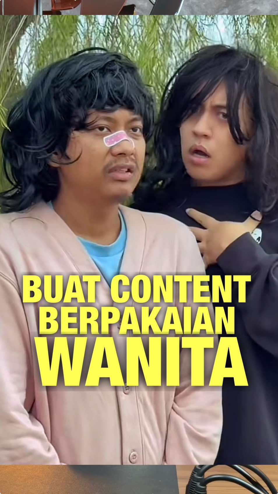 Buat content lawak tak salah. Cuma tak payah sampai lelaki pakai pakaian wanita #tazkirahironman 