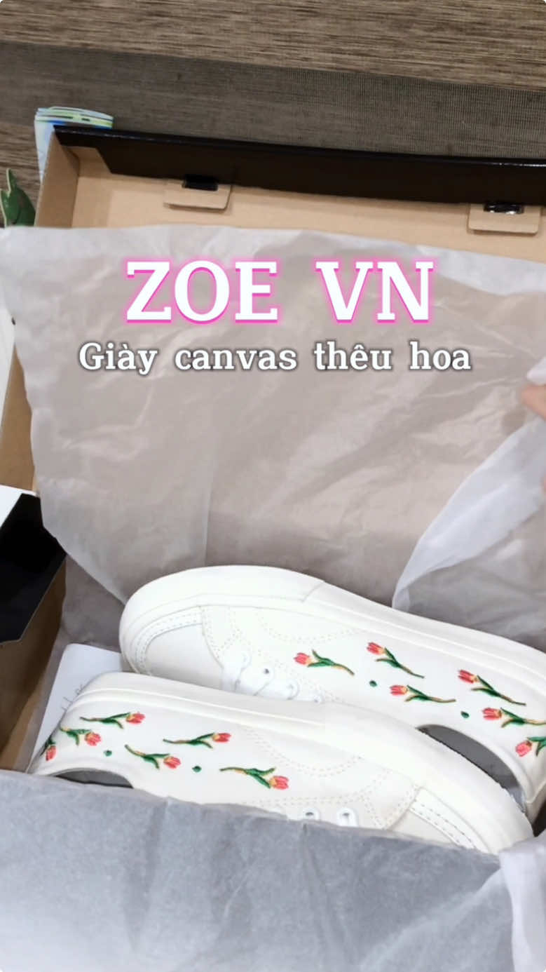 Em giày Canvas thêu hoa Tulip xinh iu 🌷👟 @ZOE Việt Nam  - #ZOE #giaytheu #giaytheuhoatulip #giaycanvas #giay #giaydep #giaydihoc #giaydichoi #giaynu #xuhuong #xuhuongtiktok #trend #trending #viral #viralvideo #fyp #fypシ #xuhuong2024 #trendingsong #trendingtiktok #trendingvideo #hottrend