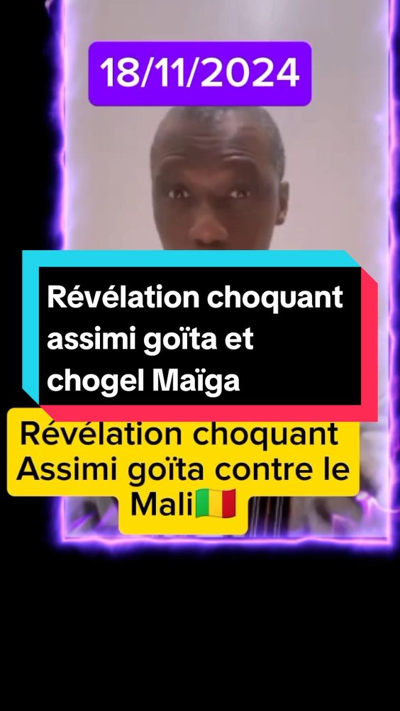 Révélation choquant assimi goïta #mali #aes 