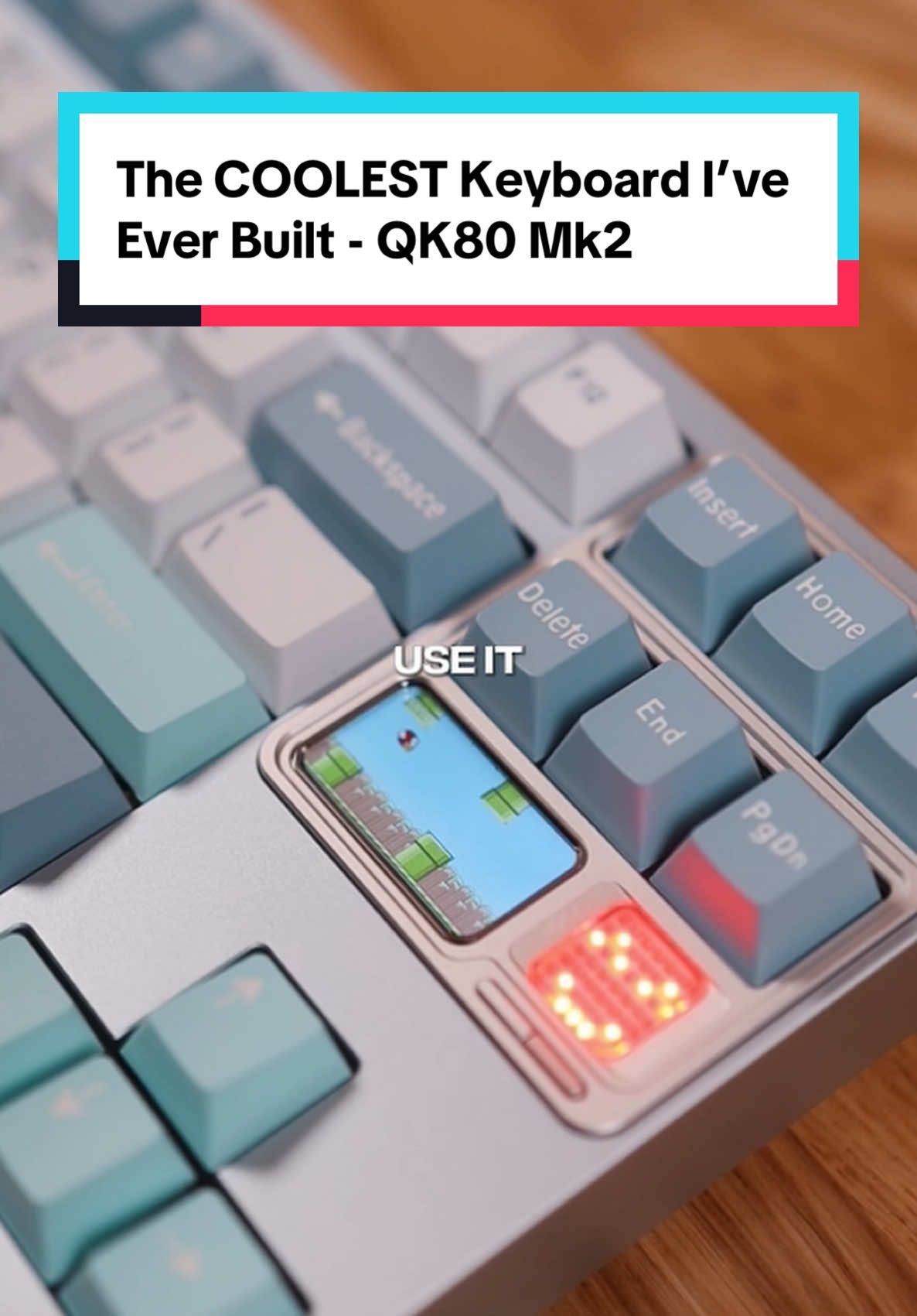 ok THIS is my favorite keyboard of all time #customkeyboard #keebtok #mechkeebs #mechanicalkeyboard #mechkeyboard #keyboardasmr #creamykeyboards #thock #tech #techtok #GamingSetup #pcsetup #desksetup #gamingkeyboard 