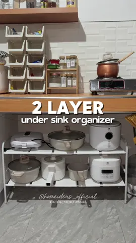2 layer under sink organizer #undersinkorganizer #sinkorganizer #kitchenorganizer 