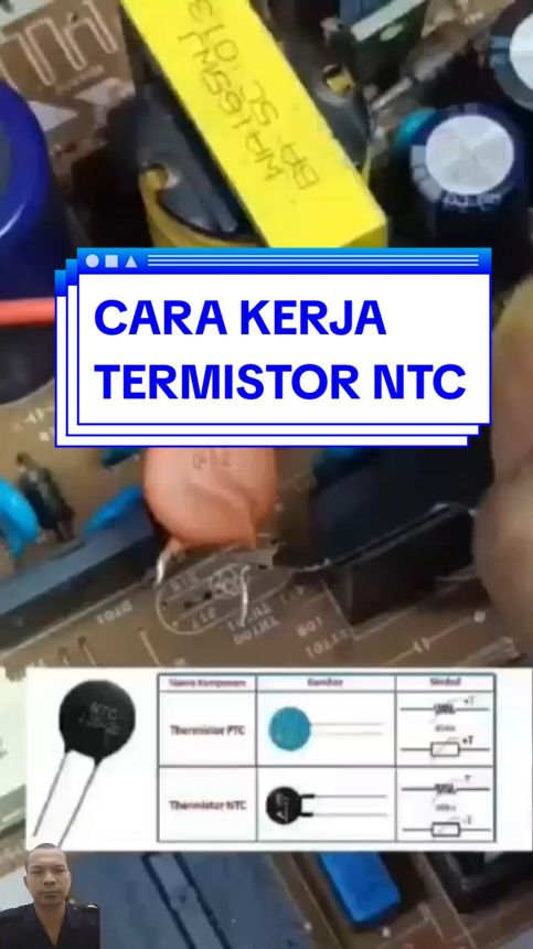 Cara kerja Termistor NTC pada pcb mesin, #ntc #thermistor #elektronik #electronics #DIY #repair #repairing #servis #service #electrician #electrical #electricalwork #electricaltips #masukberanda #trendingvideo #foryou #fyp #fypage #fyppppppppppppppppppppppp #fypp #fypシ゚ #fypdong 