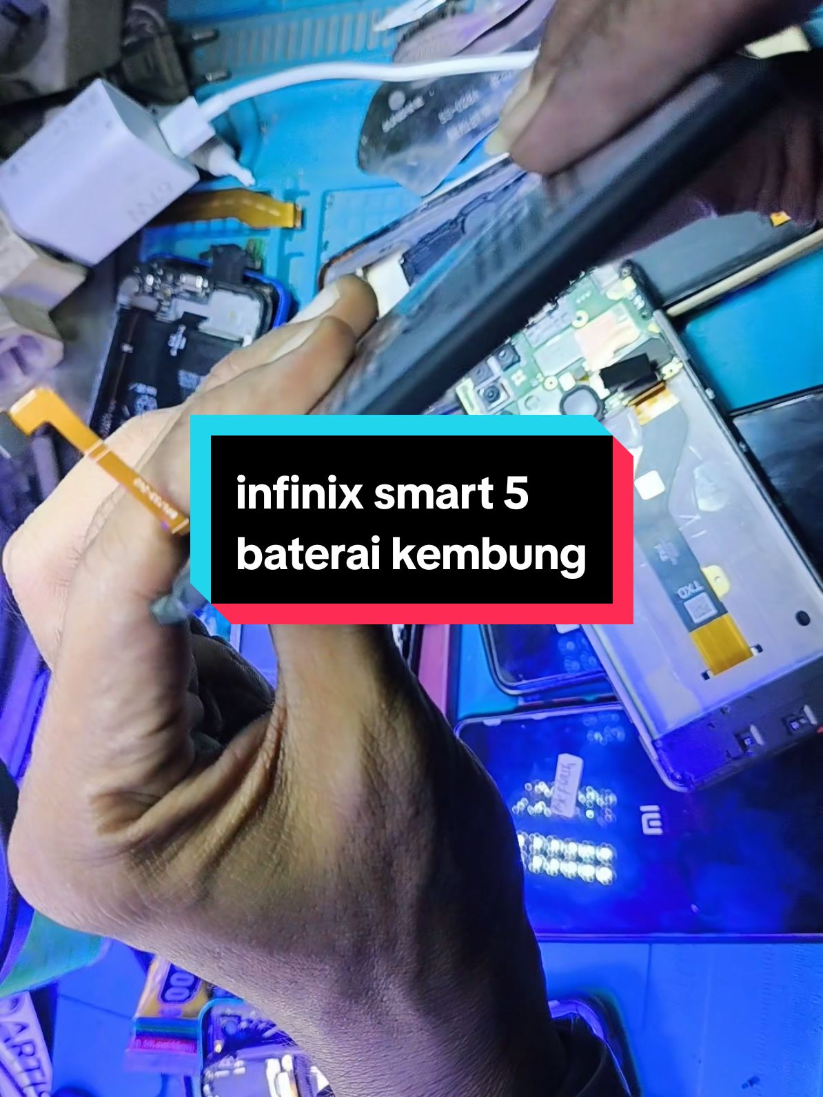 Infinix kumbung lagi 😂 #infinix #infinixsmart5 #gantibaterai 