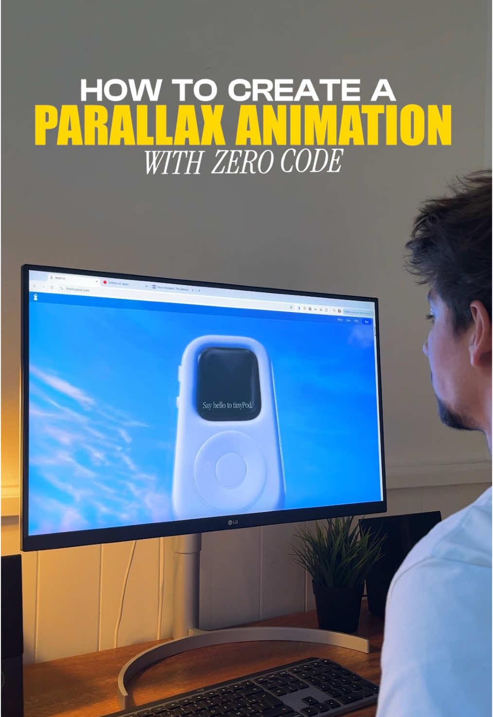 How to create a parallax animation with zero code 🤯 #webdesigner #tutorial #website #websiteanimation First websites featured in the Framer gallery