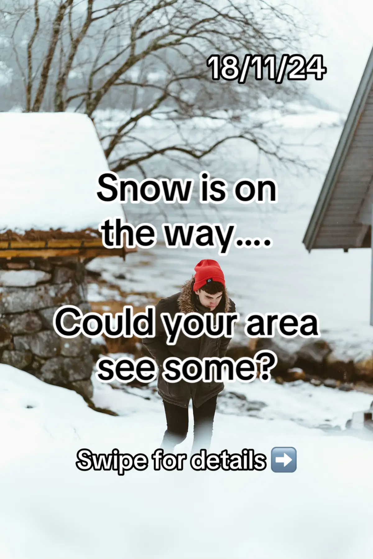 18/11/24 It’s going to be a cold week with frost and ice and some snow. Many areas won’t see any snow but where it does fall it could cause some disruption Most of the snow will fall on hills but some at low levels is likley to cause problems, especially for Tuesday mornings rush hour Warnings have been issued With it staying cold all week further wintry hazards are likely - so stay up to date with forecasts  #uksnow 