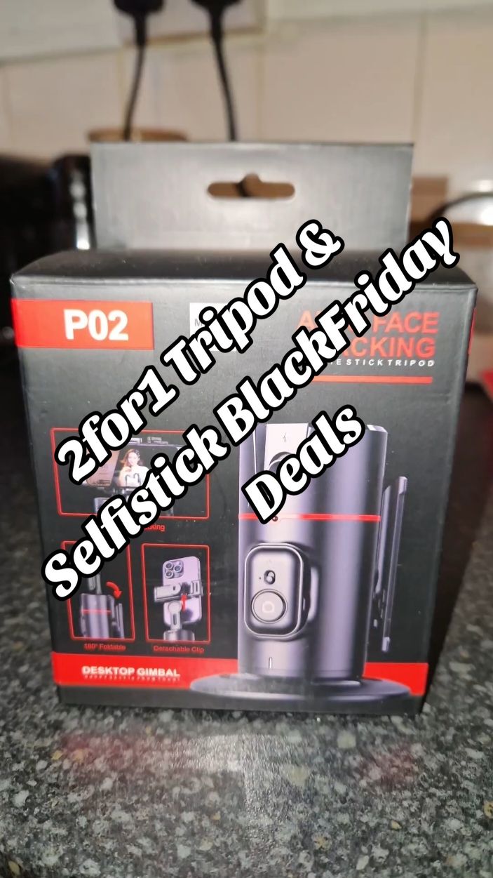 bundle of two what a amazing black Friday Bargain a self stick & a face tracking Tripod link is in this video yellow basket if you want #blackfridaycybermonday #tiktokmademebuyit #spotlight #blackfridaydeals #blackfriday #spotlightfinds #tripod #facetrackingtripod 