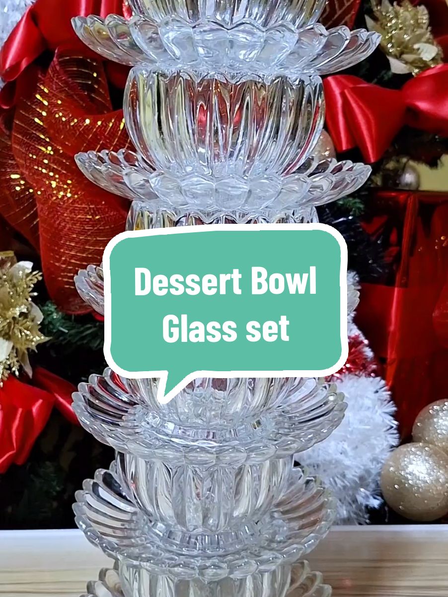 12 pcs Dessert Bowl set 🍰🍨🍮Click basket to order🦋🪻✨️#dessertbowl 